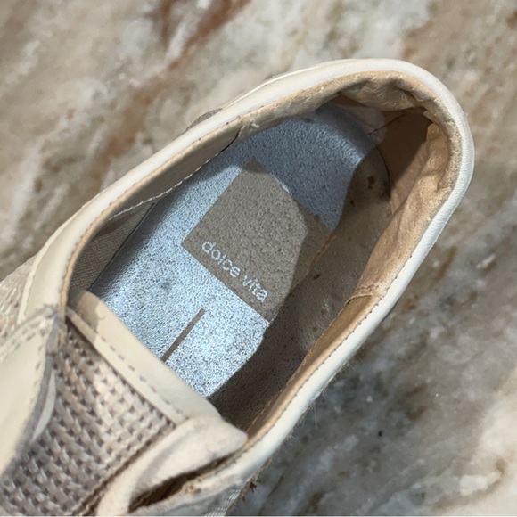 Women’s DOLCE VITA Telah white mesh platform sneakers- Size 8 - Picture 9 of 10